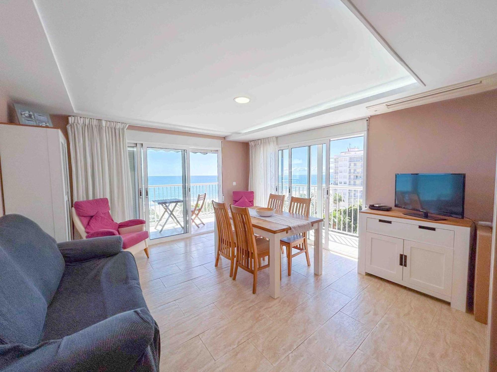 Cullera: Vistas Al Mar En En Centro De La Bahia Appartement Buitenkant foto