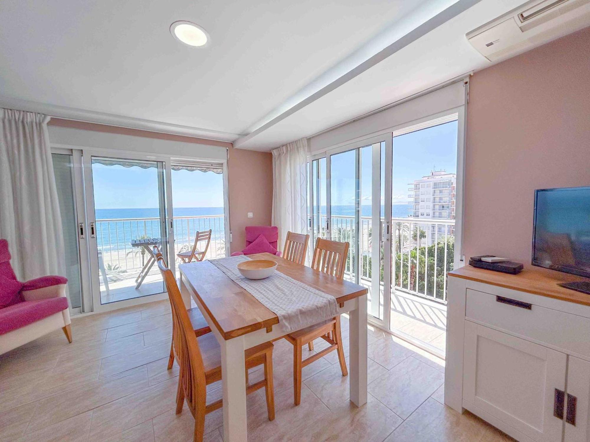Cullera: Vistas Al Mar En En Centro De La Bahia Appartement Buitenkant foto